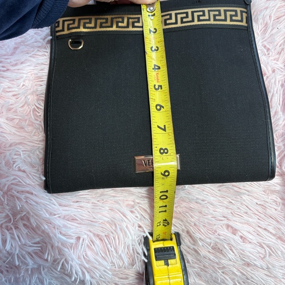 Versace Black Tote with Gold Detailing - Picture 14 of 15